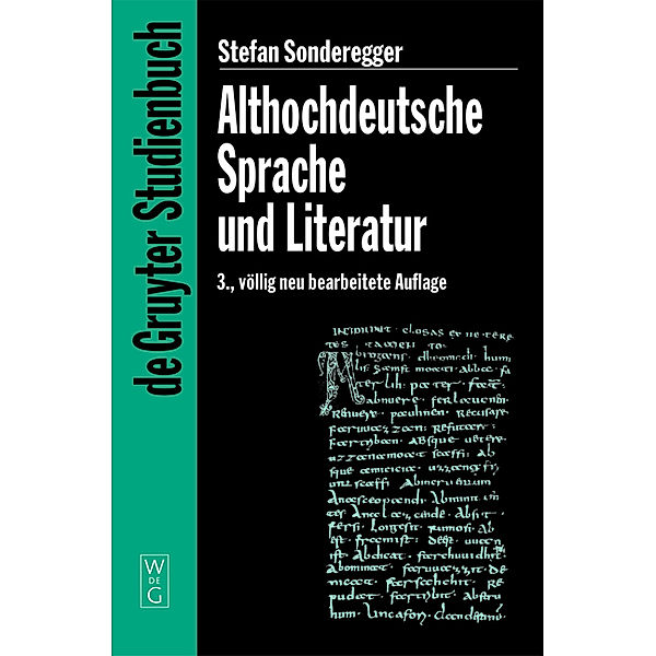 Althochdeutsche Sprache und Literatur, Stefan Sonderegger