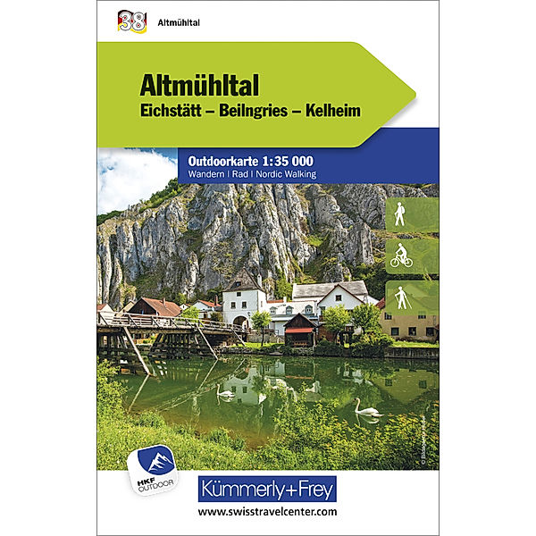 Altmühltal Nr. 38 Outdoorkarte Deutschland 1:35 000
