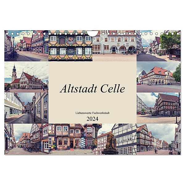Altstadt Celle (Wandkalender 2024 DIN A4 quer), CALVENDO Monatskalender, Steffen Gierok ; Magik Artist Design