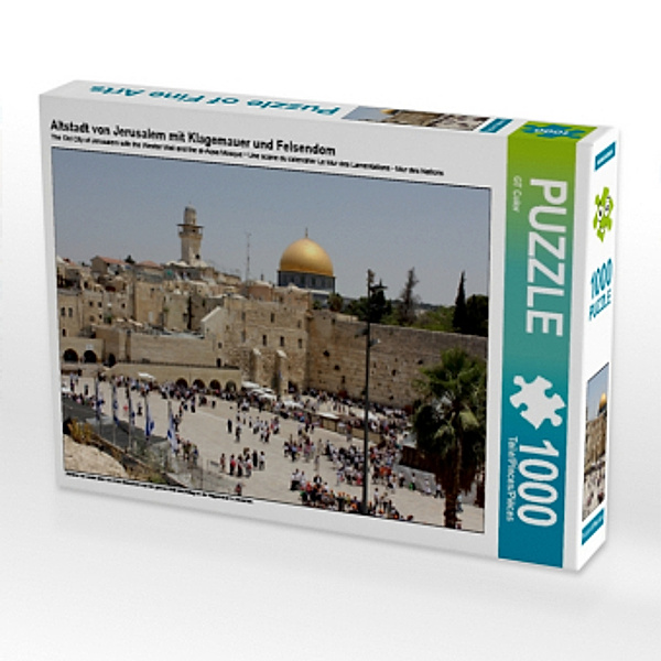 Altstadt von Jerusalem mit Klagemauer und Felsendom (Puzzle), GT Color