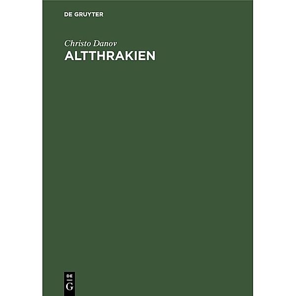 Altthrakien, Christo Danov