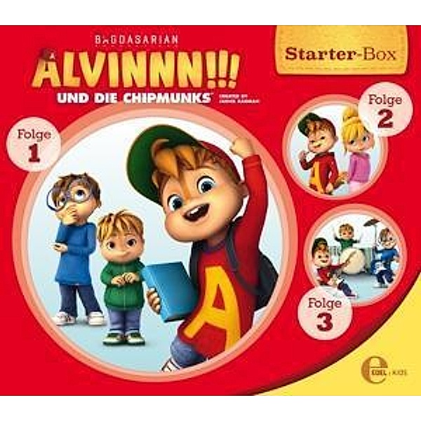 Alvinnn!!! und die Chipmunks - Starter-Box, 3 Audio-CDs, Alvinnn!!! Und Die Chipmunks