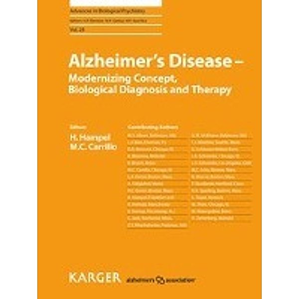 Alzheimer's Disease - Modernizing Concept, Biological Diagnosis and Therapy