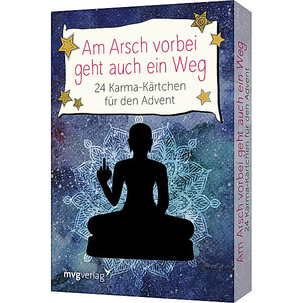 Am Arsch vorbei geht auch ein Weg - 24 Karma-Kärtchen für den Advent