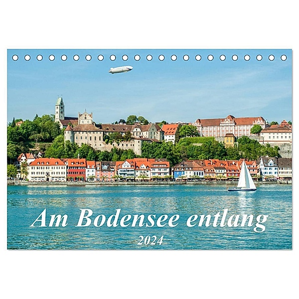 Am Bodensee entlang (Tischkalender 2024 DIN A5 quer), CALVENDO Monatskalender, Kerstin Waurick