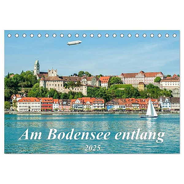 Am Bodensee entlang (Tischkalender 2025 DIN A5 quer), CALVENDO Monatskalender, Calvendo, Kerstin Waurick