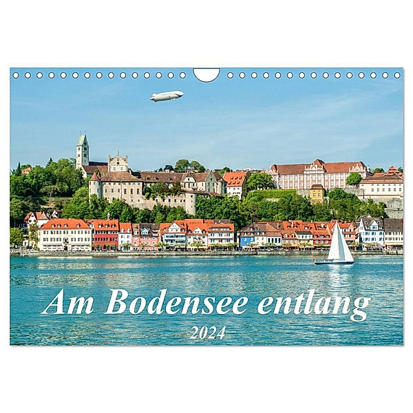 Am Bodensee entlang (Wandkalender 2024 DIN A4 quer), CALVENDO Monatskalender, Kerstin Waurick