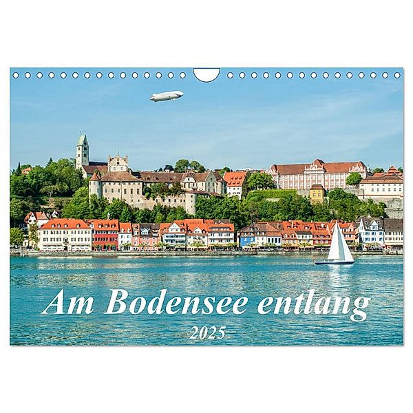 Am Bodensee entlang (Wandkalender 2025 DIN A4 quer), CALVENDO Monatskalender, Calvendo, Kerstin Waurick