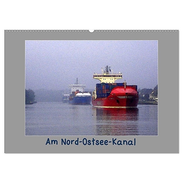 Am Nord- Ostsee-Kanal (Wandkalender 2024 DIN A2 quer), CALVENDO Monatskalender, Fritz Karl Petersen