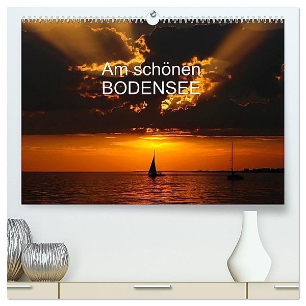 Am schönen Bodensee (hochwertiger Premium Wandkalender 2025 DIN A2 quer), Kunstdruck in Hochglanz, Calvendo, Thomas Jäger