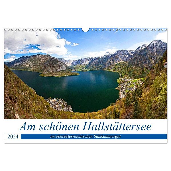 Am schönen Hallstättersee im oberösterreichischen Salzkammergut (Wandkalender 2024 DIN A3 quer), CALVENDO Monatskalender, Christa Kramer