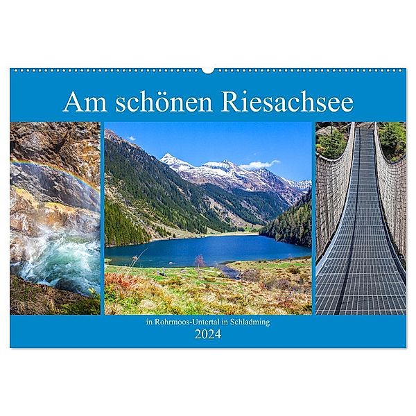 Am schönen Riesachsee (Wandkalender 2024 DIN A2 quer), CALVENDO Monatskalender, Christa Kramer