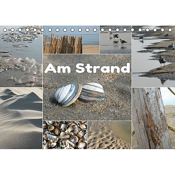 Am Strand (Tischkalender 2014 DIN A5 quer), JUSTART