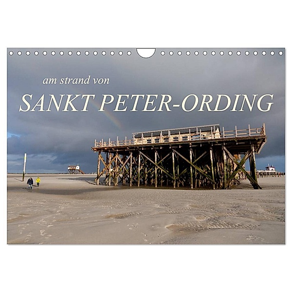 am strand von SANKT PETER-ORDING (Wandkalender 2024 DIN A4 quer), CALVENDO Monatskalender, Björn Drefahl