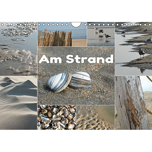 Am Strand (Wandkalender 2019 DIN A4 quer), JUSTART