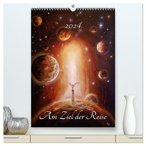 Am Ziel der Reise (hochwertiger Premium Wandkalender 2024 DIN A2 hoch), Kunstdruck in Hochglanz, Conny Krakowski