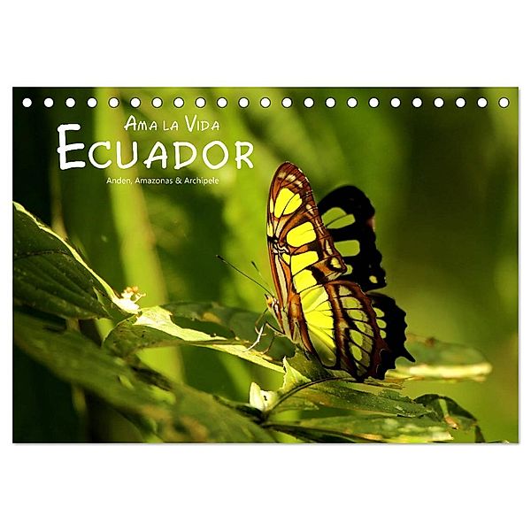 Ama la Vida Ecuador (Tischkalender 2024 DIN A5 quer), CALVENDO Monatskalender, Dirk Stamm