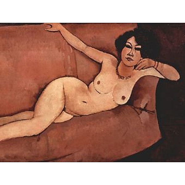 Amadeo Modigliani - Akt auf Sofa (Almaiisa) - 100 Teile (Puzzle)