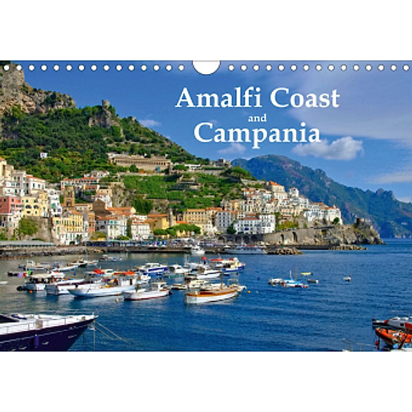 Amalfi Coast and Campania (Wall Calendar 2021 DIN A4 Landscape)