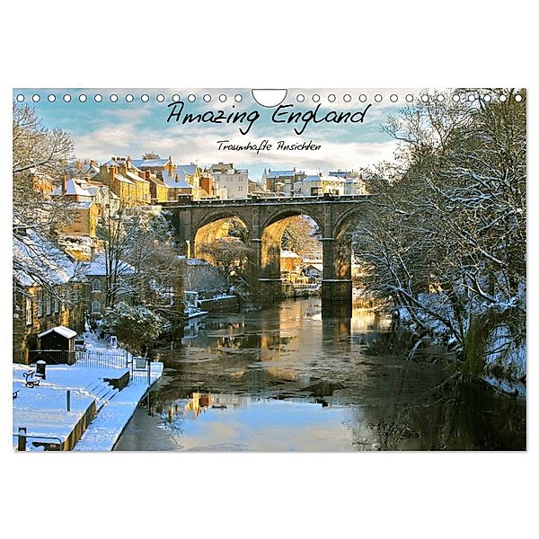 Amazing England - England's schönste Seiten (Wandkalender 2024 DIN A4 quer), CALVENDO Monatskalender, TJPhotography