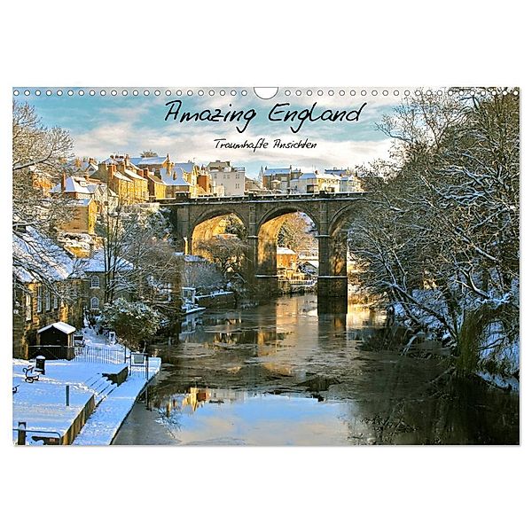 Amazing England - England's schönste Seiten (Wandkalender 2024 DIN A3 quer), CALVENDO Monatskalender, TJPhotography