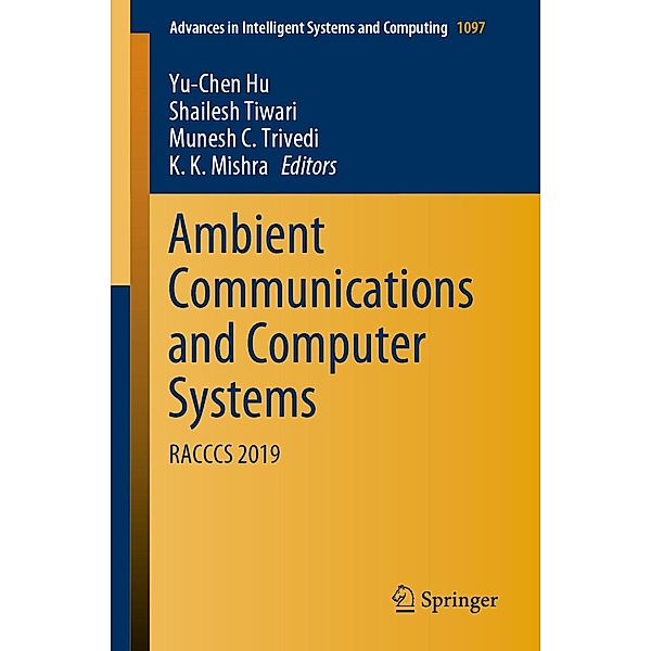 Ambient Communications and Computer Systems / Advances in Intelligent Systems and Computing Bd.1097