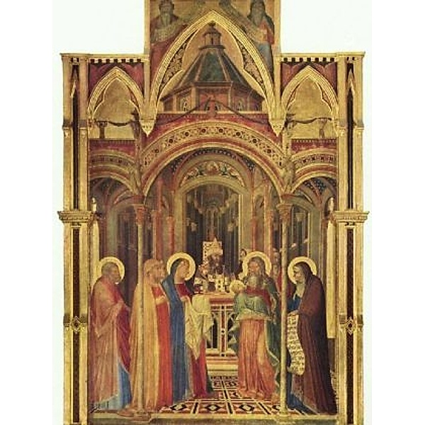 Ambrogio Lorenzetti - Darbringung im Tempel - 1.000 Teile (Puzzle)