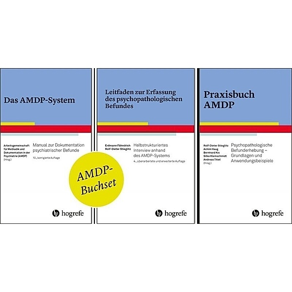 AMDP-Buchset, 3 Bde., Arbeitsgemeinschaft für Methodik und Dokumentation in der Psychiatri