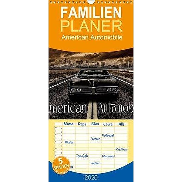 American Automobile - Familienplaner hoch (Wandkalender 2020 , 21 cm x 45 cm, hoch)