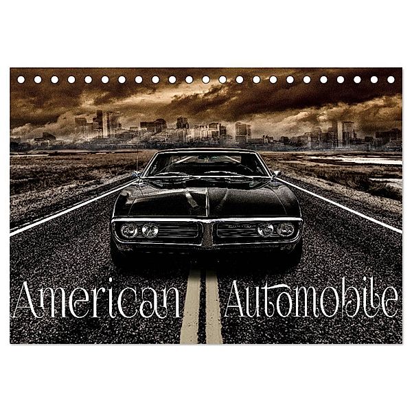 American Automobile (Tischkalender 2024 DIN A5 quer), CALVENDO Monatskalender, Chrombacher