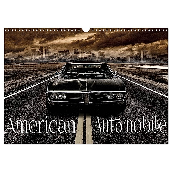American Automobile (Wandkalender 2024 DIN A3 quer), CALVENDO Monatskalender, Chrombacher
