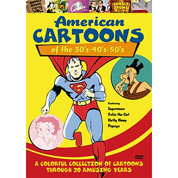 American Cartoons of the 30's, 40's, 50's, DVD