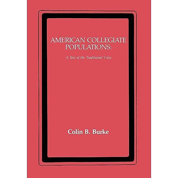 American Collegiate Populations, Colin Burke