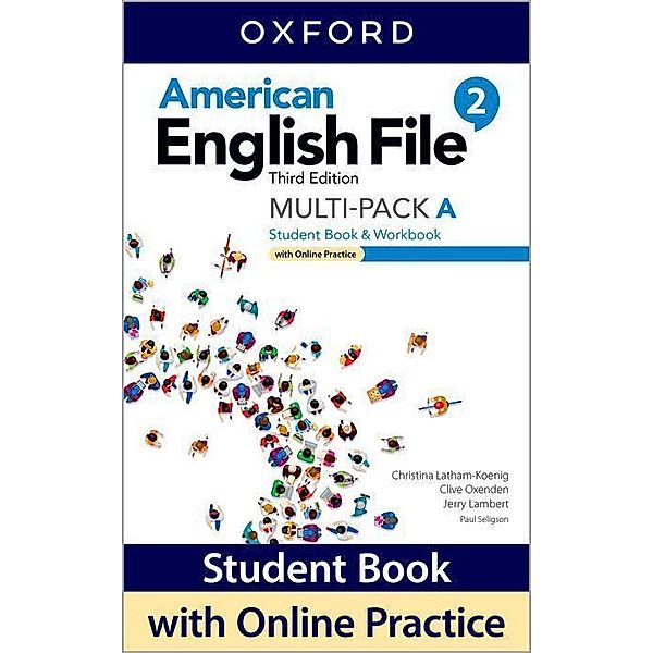 American English File: Level 2: Student Book/Workbook Multi-Pack A with Online Practice, Christina Latham-Koenig, Clive Oxenden, Jerry Lambert, Paul Seligson
