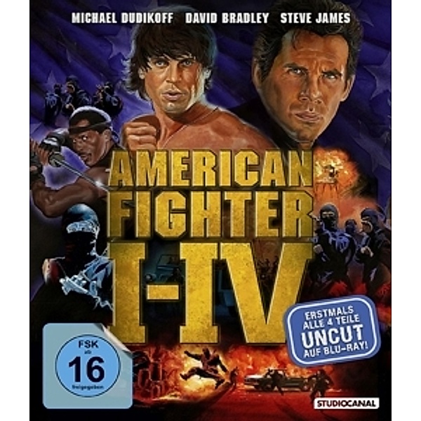 American Fighter 1 - 4 Uncut Edition, Michael Dudikoff, Steve James