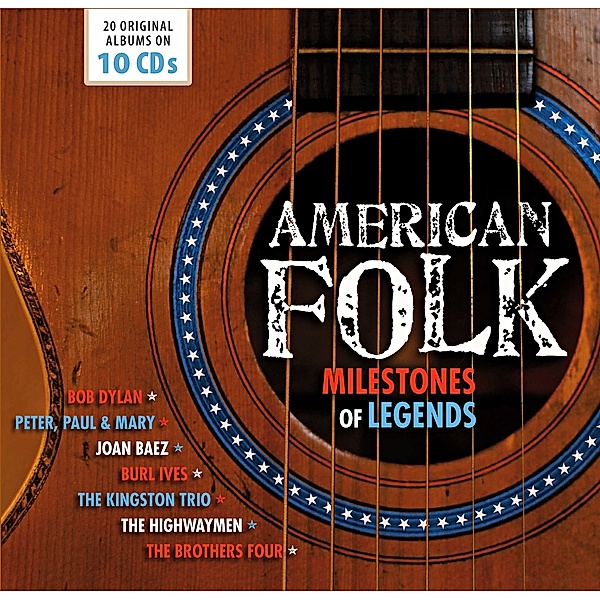 American Folk, 10 CDs, Diverse Interpreten