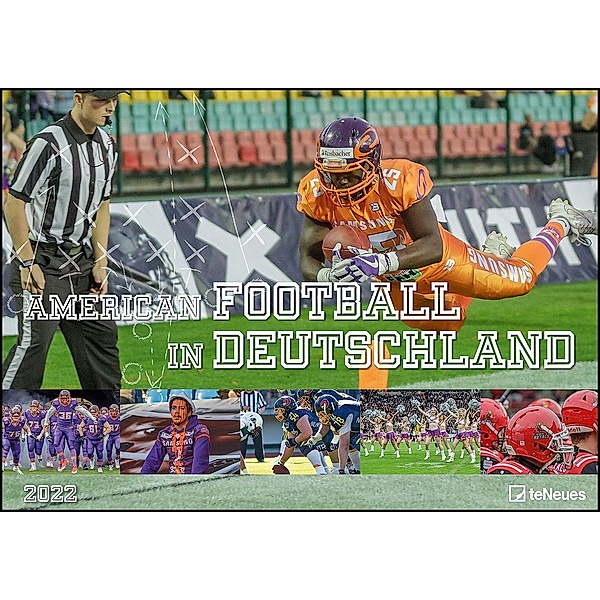 American Football in Deutschland 2022 - Foto-Kalender - Wand-Kalender - 42x29,7 - Sport