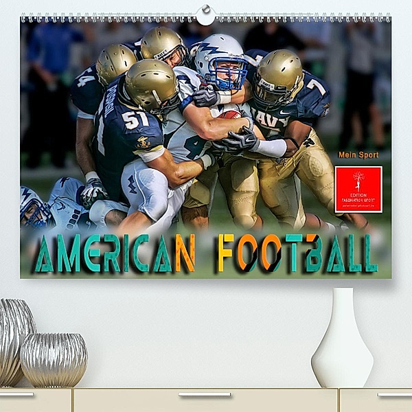 American Football - mein Sport (Premium, hochwertiger DIN A2 Wandkalender 2023, Kunstdruck in Hochglanz), Peter Roder