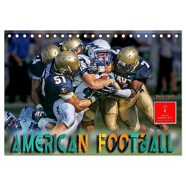 American Football - mein Sport (Tischkalender 2024 DIN A5 quer), CALVENDO Monatskalender, Peter Roder