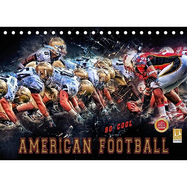 American Football - so cool (Tischkalender 2023 DIN A5 quer), Peter Roder
