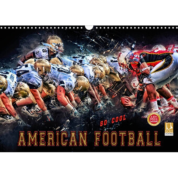 American Football - so cool (Wandkalender 2022 DIN A3 quer), Peter Roder