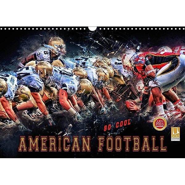 American Football - so cool (Wandkalender 2023 DIN A3 quer), Peter Roder