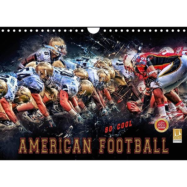 American Football - so cool (Wandkalender 2023 DIN A4 quer), Peter Roder