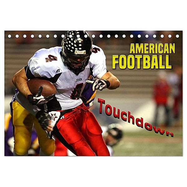 American Football - Touchdown (Tischkalender 2024 DIN A5 quer), CALVENDO Monatskalender, Renate Bleicher