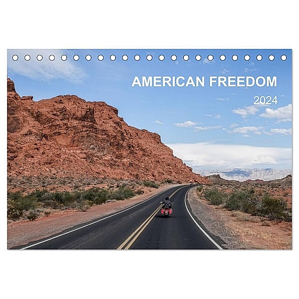 American Freedom (Tischkalender 2024 DIN A5 quer), CALVENDO Monatskalender, MIBfoto