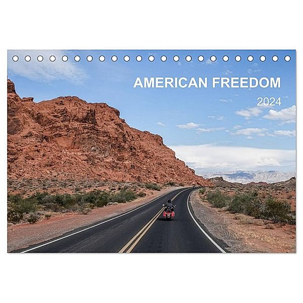 American Freedom (Tischkalender 2024 DIN A5 quer), CALVENDO Monatskalender, MIBfoto