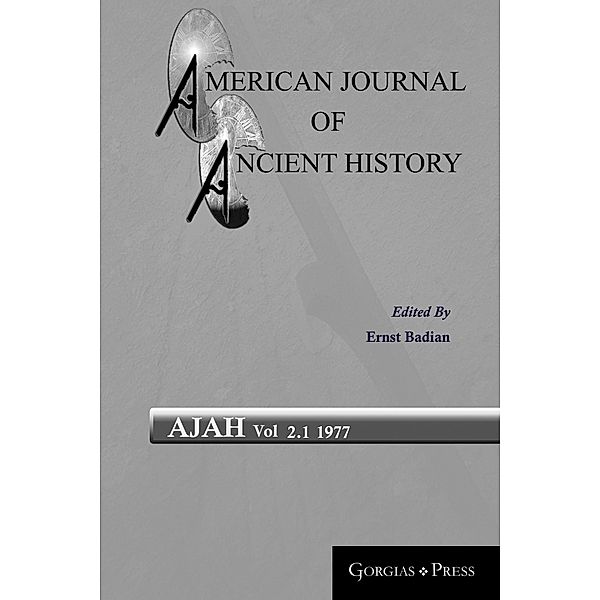 American Journal of Ancient History / American Journal of Ancient History Bd.21