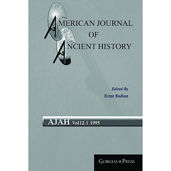 American Journal of Ancient History / American Journal of Ancient History Bd.121