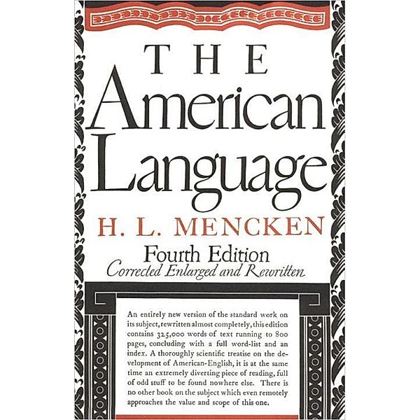 American Language, H. L. Mencken