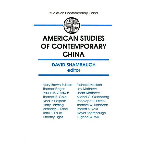 American Studies of Contemporary China, David L. Shambaugh